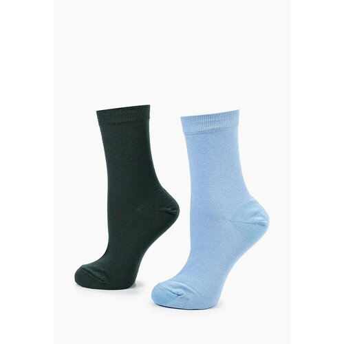 фото Носки big bang socks разнопарные, однотонные, размер 40-44, зеленый, голубой