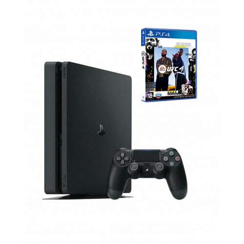 Игровая приставка Sony PlayStation 4 Slim 500 ГБ HDDИгра UFC 4 для PlayStation 4 диск 3899000₽