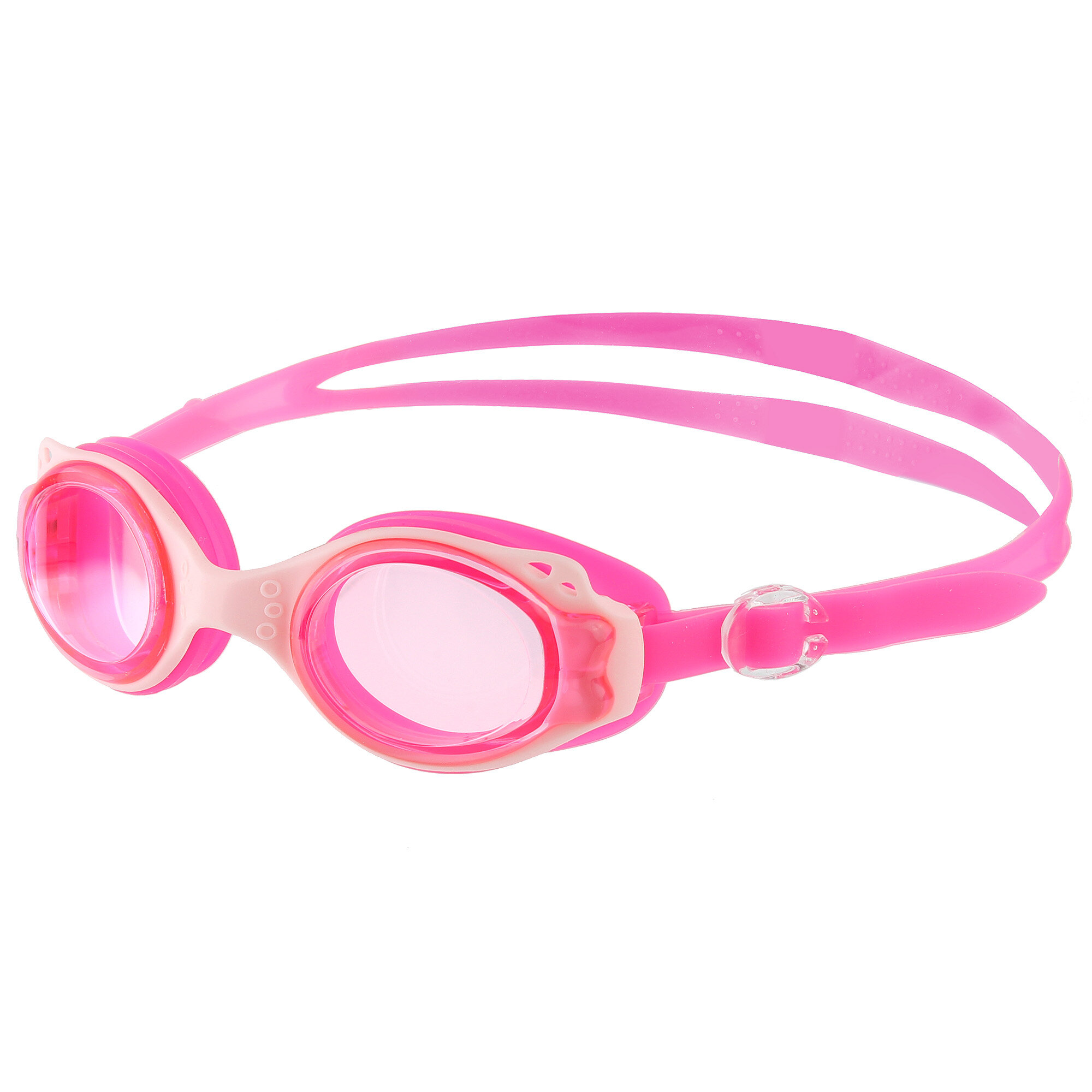 Очки плавательные детские Larsen DS-GG209-soft pink/pink (02) TPR&PP