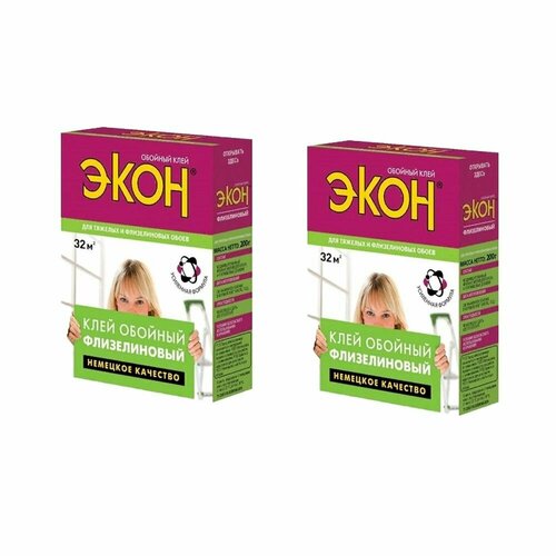 Экон Обойный клей флизелин 470г - 2 шт
