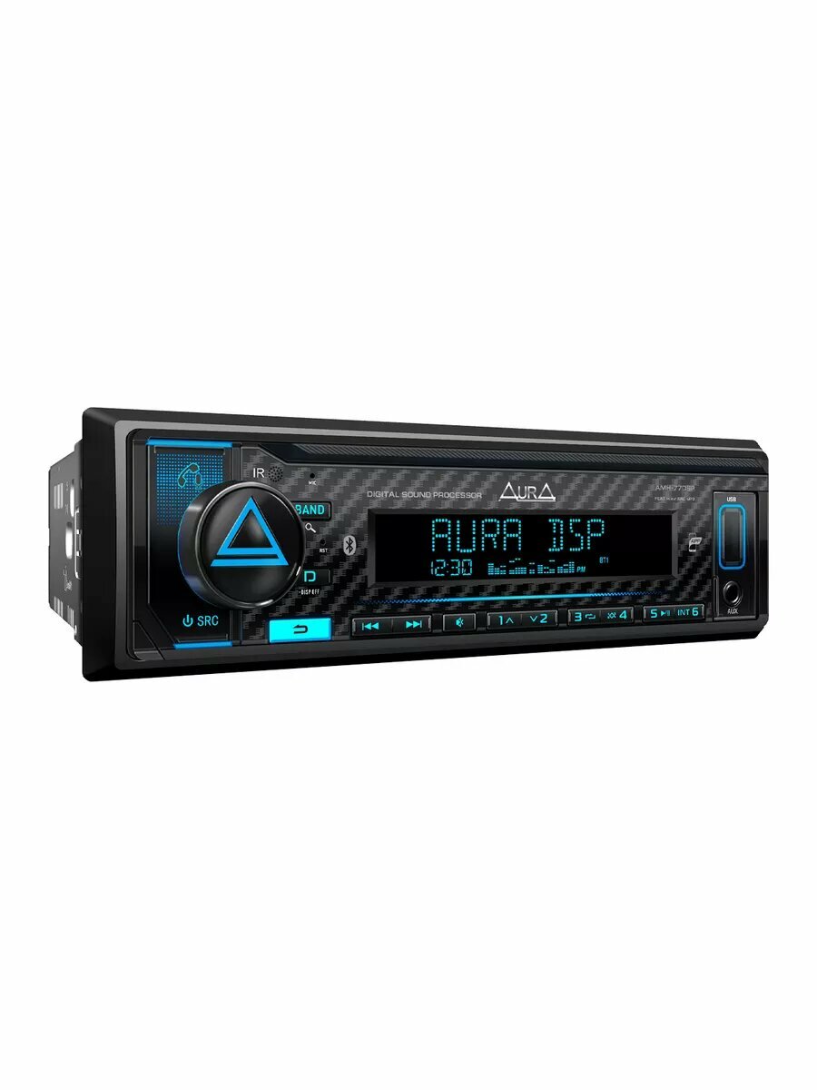 Автомагнитола AMH-77DSP Ресивер USB/FM/AUX/BT 1din