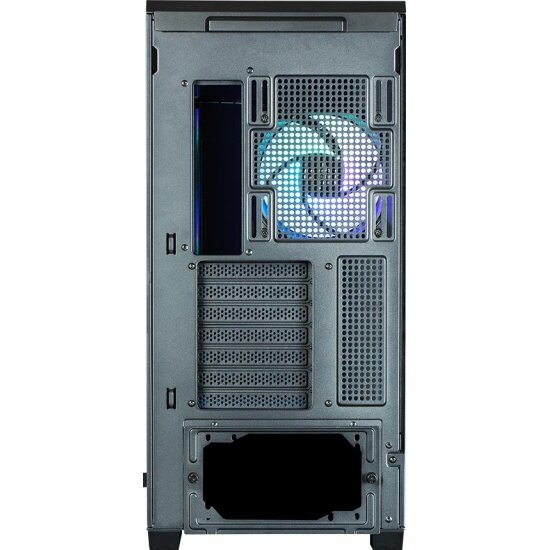 Корпус Zalman P50 DS, Midi-Tower, ARGB-подсветка, без блока питания, черный — фото 1