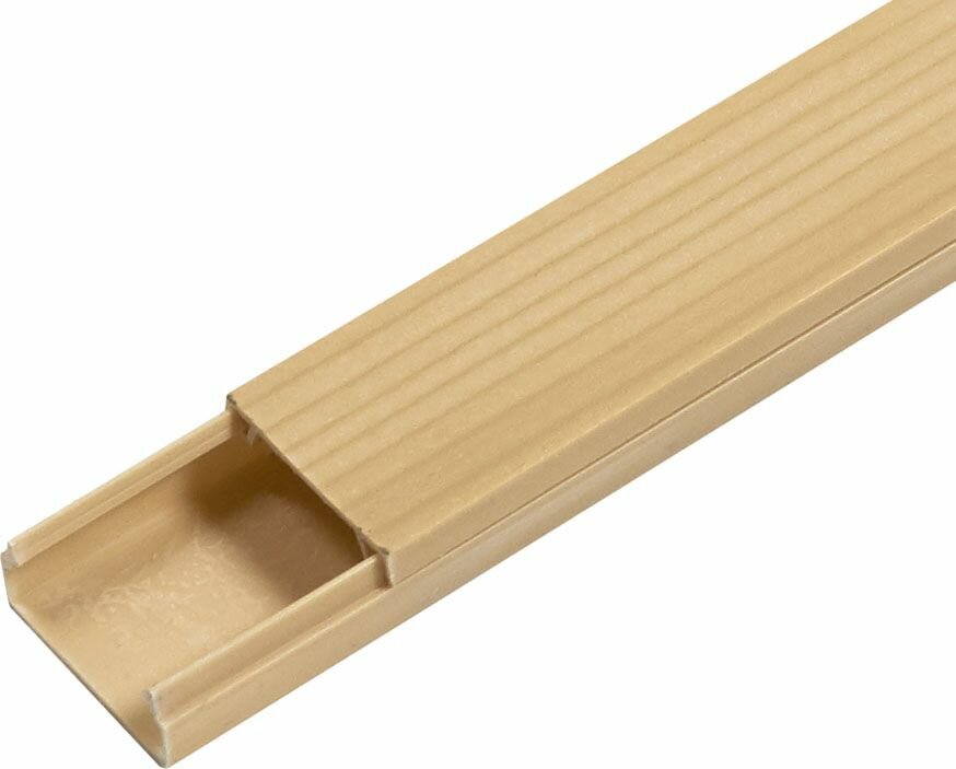 фото IEK Home кабель-канал 20х10мм (2м) сосна / IEK Home кабель-канал 20х10мм (2м) сосна