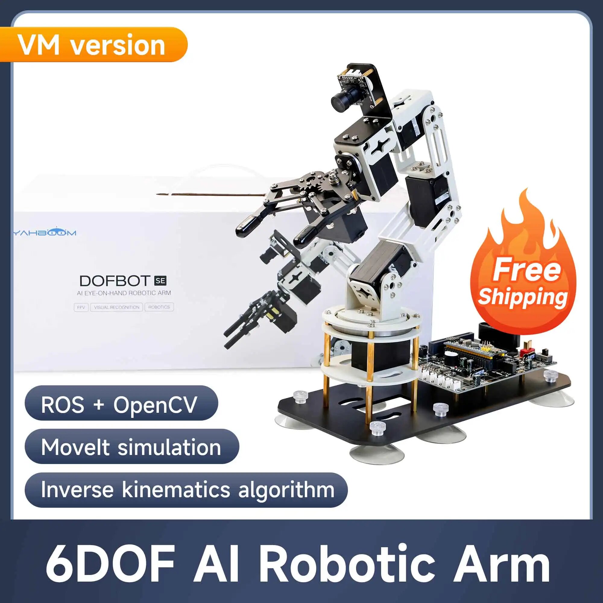 Роботизированная рука YAHBOOM DOFBOT SE 6DOF