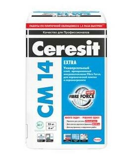 фото Клей для плитки 5кг СМ14 для внутренних и наружных работ Церезит