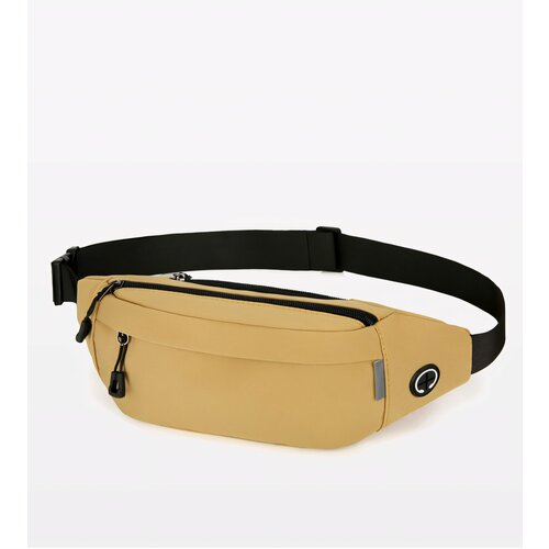 Сумка поясная , фактура зернистая, хаки