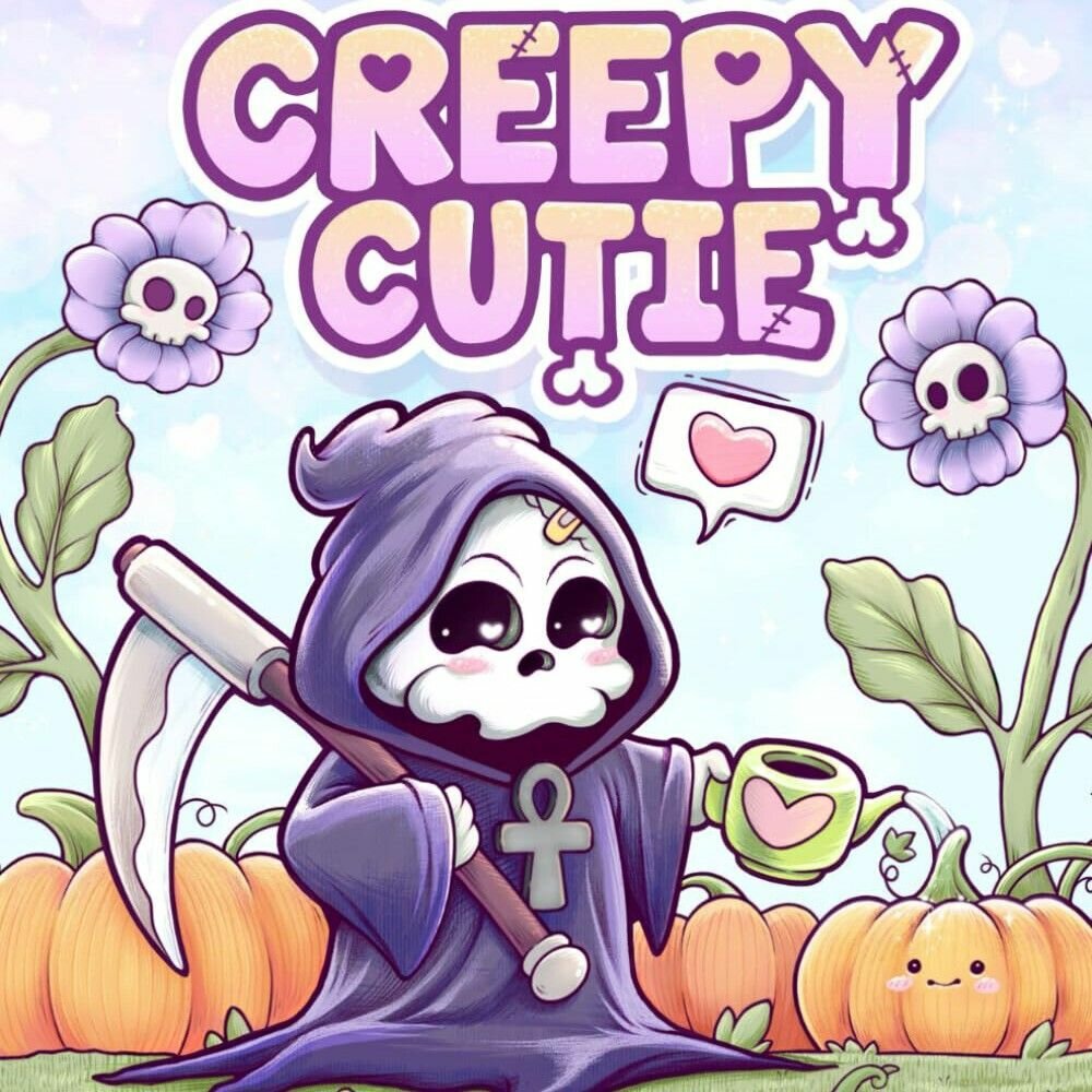 Раскраска антистресс для взрослых и подростков Coco Wyo - Creepy Cutie