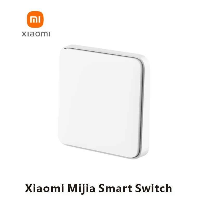 Умный выключатель одноклавишный Xiaomi Mijia Smart Switch BLE Mesh Single Fire (одну клавиши) DHKG01CM(Mihome APP), Белый