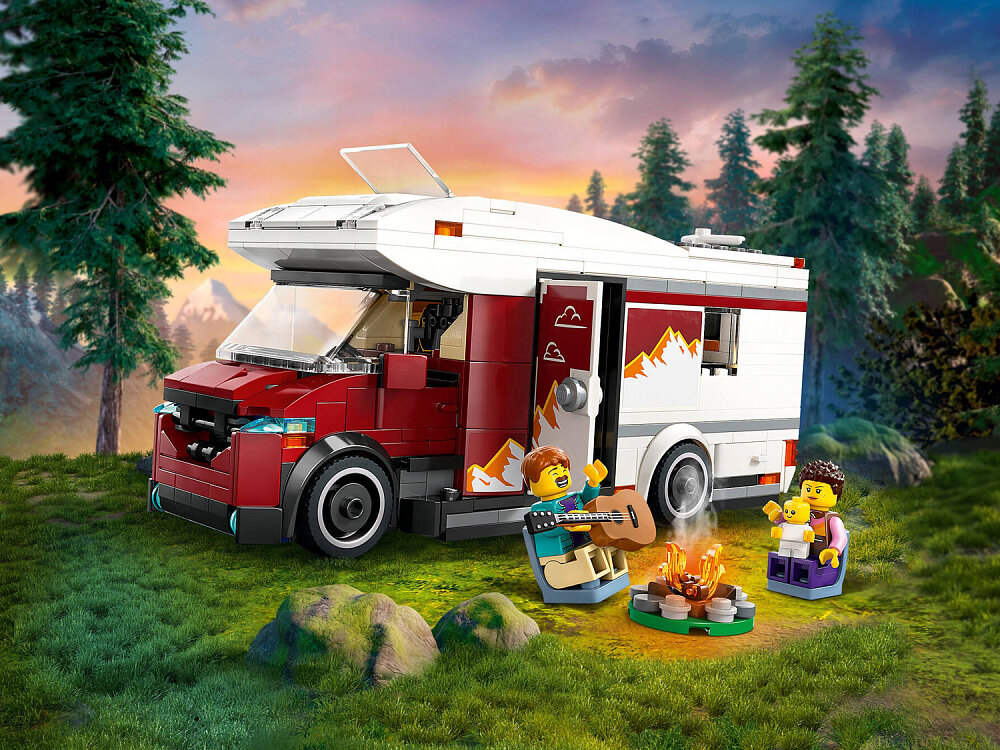 Конструктор LEGO City 60454 Конструктор Туристический фургон для отдыха и приключений