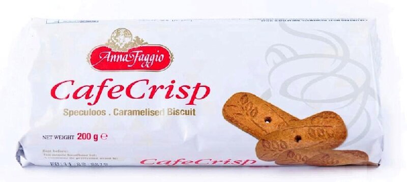 Печенье ANNA FAGGIO хрустящее карамелизированное печенье "Café Crisp" 200г