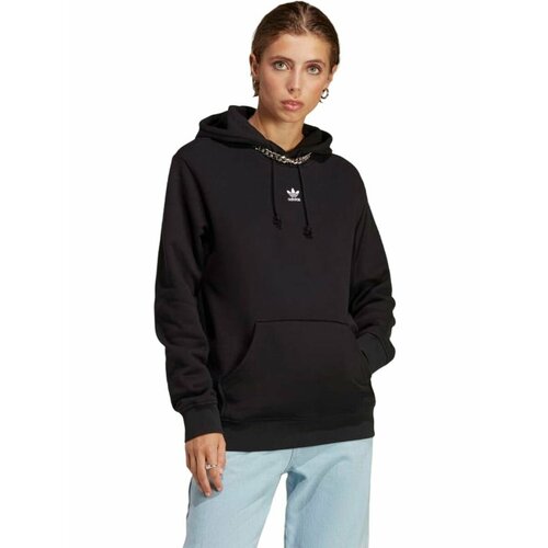 фото Худи спортивное adidas adicolor essentials regular hoodie w, размер xs int, , черный