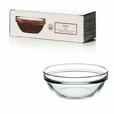 Набор салатников/соусников Pasabahce Chef's, стекло, 6 шт, 35мл — фото 1