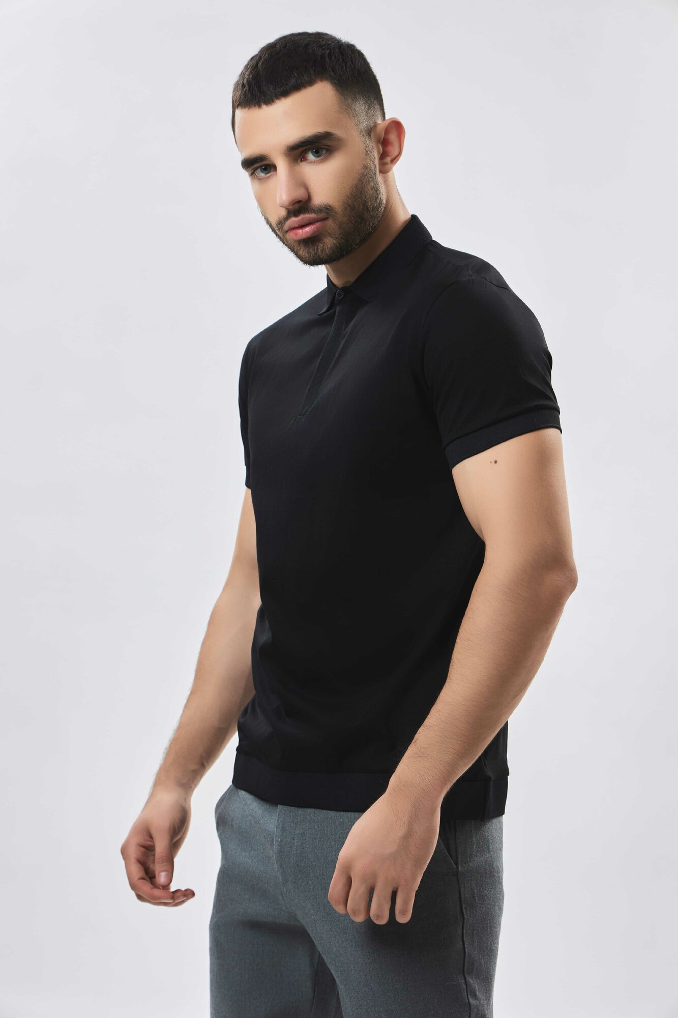 Поло спортивное TERRA PRO, 1 шт., размер S, black — фото 1