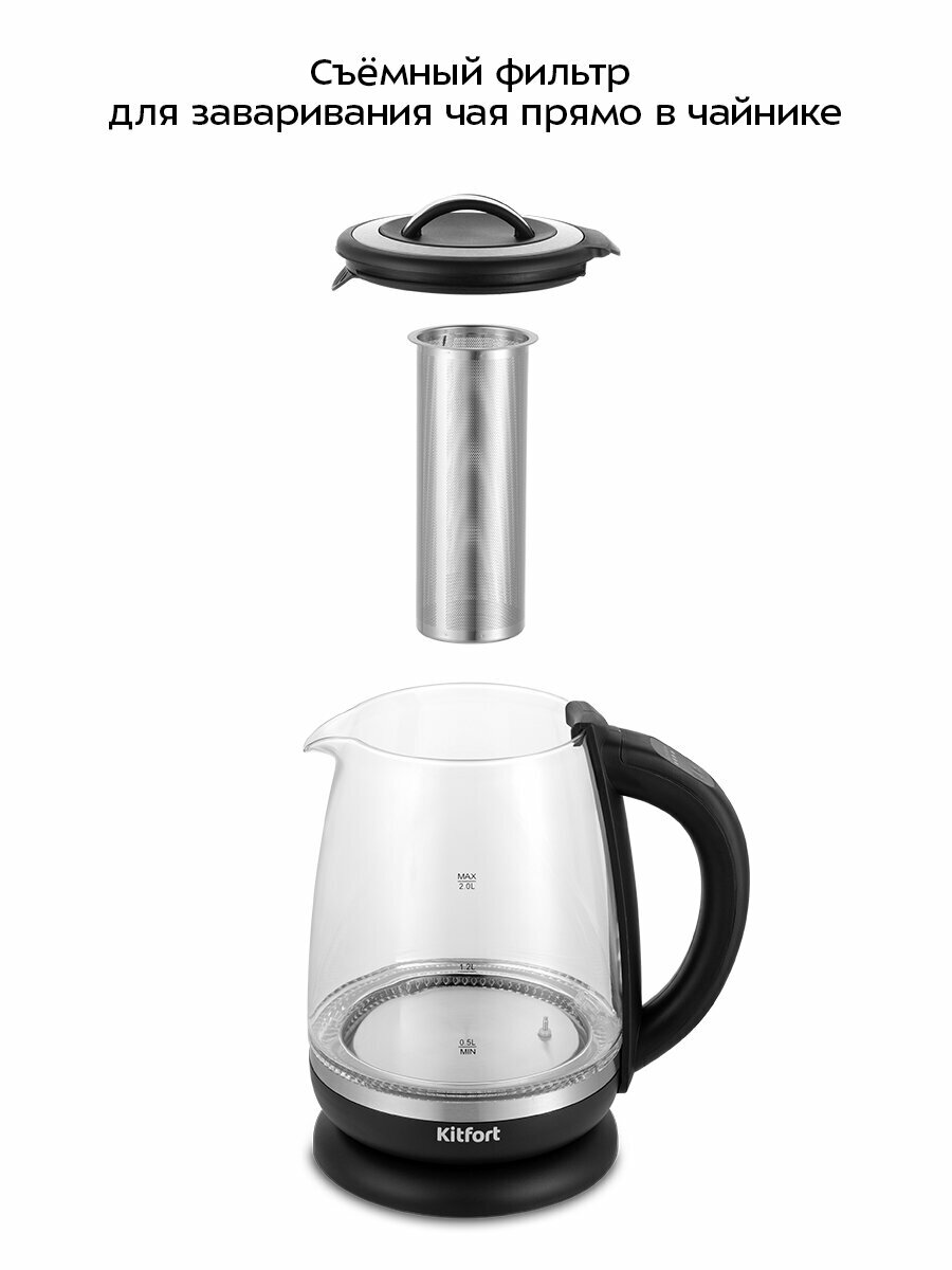 Чайник Kitfort КТ-6145 — фото 1