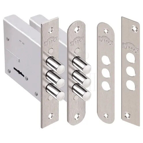 Замок Elbor (Эльбор) врезной сувальдный Кремень 1.04.04 /00441/ никель