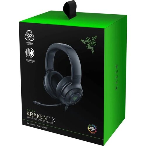 Наушники с микрофоном RAZER Kraken V3 X черный 949900₽