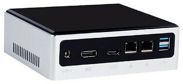 Hiper Компьютер NUGi510210U платформа ПК Nettop NUG, Intel Core i5-10210U, 2 DDR4 SODIMM 2400MHz, UHD-графика Intel DP+HDMI , 1 Type-C, 4 USB2.0, 4