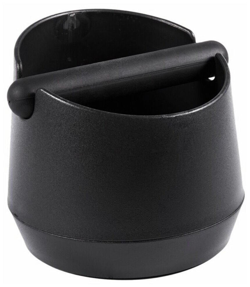 Нок-бокс для кофе пластиковый 15.5*15.5 см Milk Mazer, цвет черный, нок бокс для кофейных отходов, контейнер для кофейного жмыха - фотография № 1