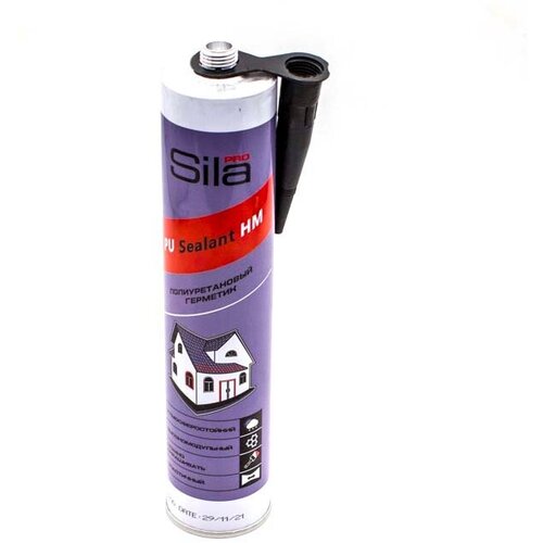 Герметик полиуретановый высокомодульный SILA PRO PU Sealant HM 600 Black