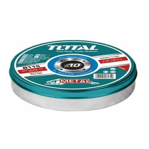 Диск отрезной TOTAL TAC2211155 по металлу 115мм x 12мм 10шт 700₽
