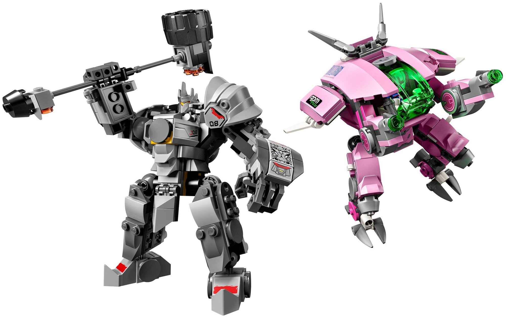 Конструктор LEGO Overwatch D.Va и Рейнгардт, 455 деталей (75973) - фото №5