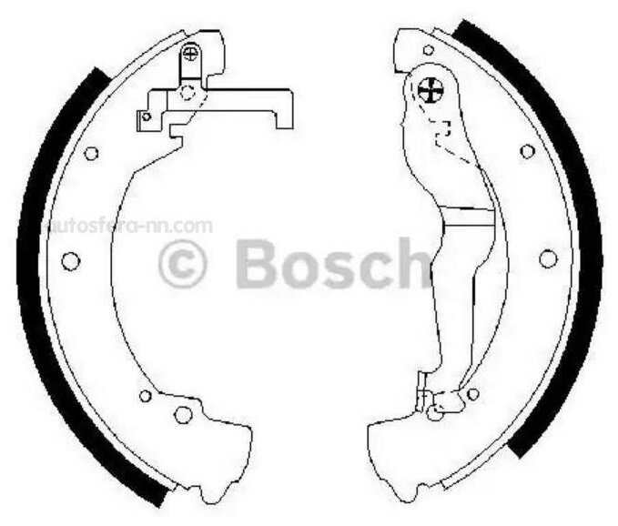 Тормозные колодки Bosch - фото №1