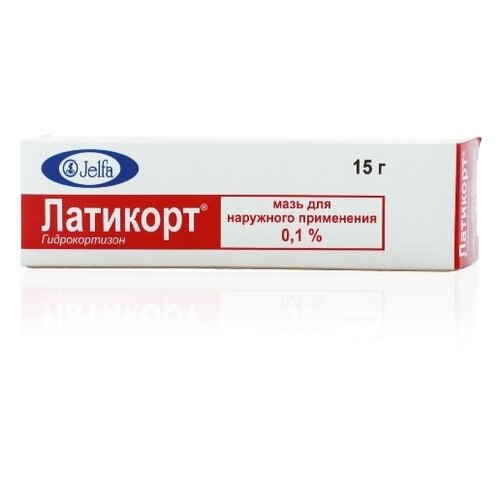 Латикорт мазь д/нар. прим., 0,1%, 15 г