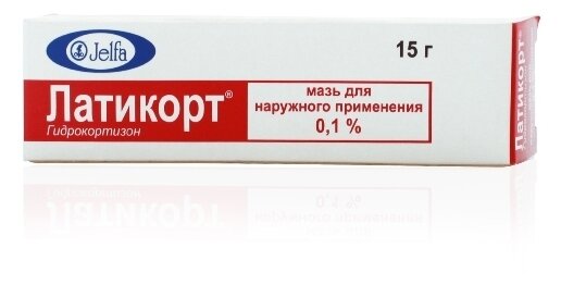 Латикорт мазь д/нар. прим., 0,1%, 15 г