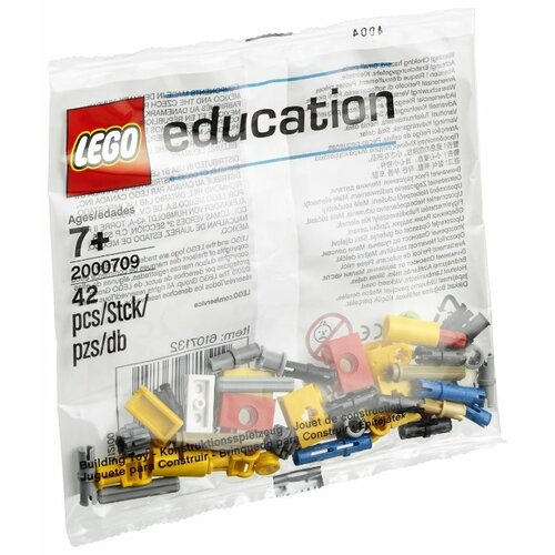 Детали для механизмов LEGO Education Machines and Mechanisms 2000709, 42 шт. lego education machines and mechanisms 2000707 приводные резиновые ремни