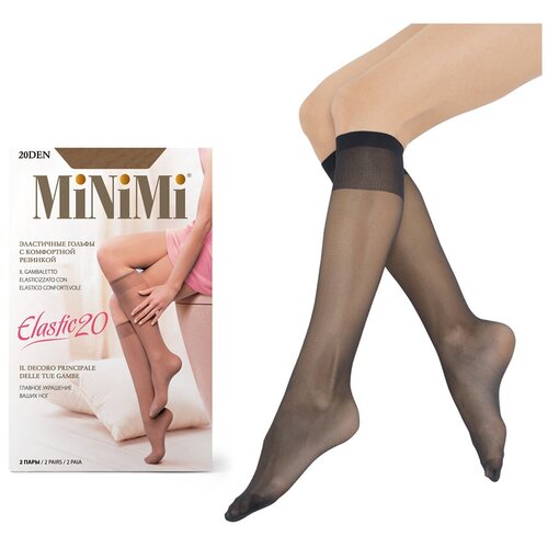 MiNiMi ELASTIC 20 гольфы (2 пары) fumo 0-uni