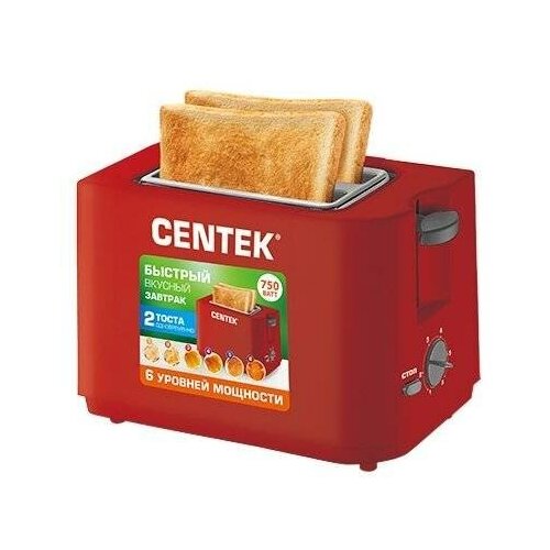 Тостер CENTEK СТ-1425 тостер centek ст 1421 серебристый 750 вт