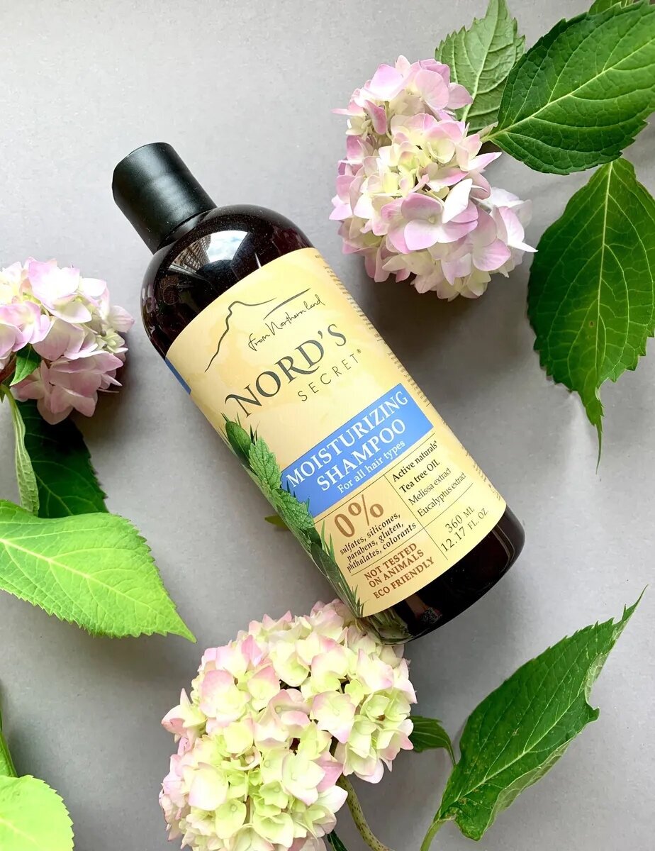 Увлажняющий шампунь для волос с маслом чайного дерева Nord's Secret Moisturizing Shampoo Melissa and Tea Tree Oil 360 мл .