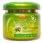 Lolane Natura Маска для сухих и поврежденных волос с маслом жожоба и протеинами шелка - изображение