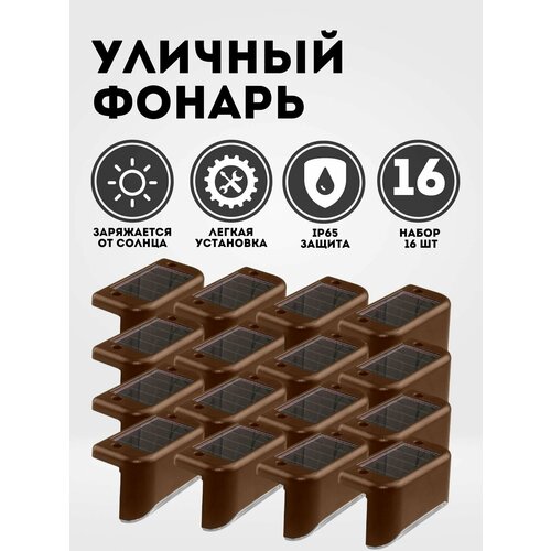 Уличный настенный LED светильник на солнечной батарее 2490₽