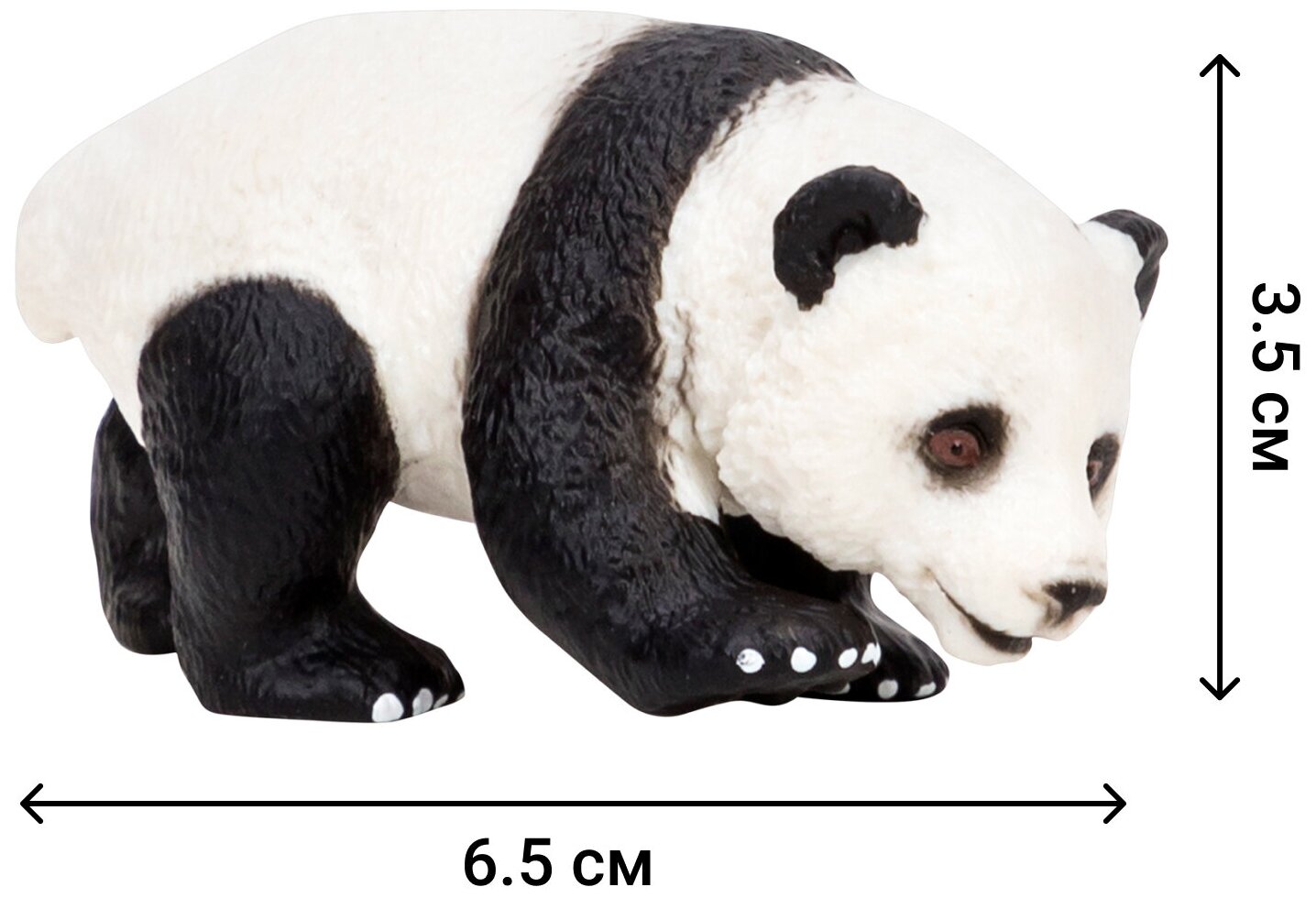 Набор фигурок животных серии "Мир диких животных": Семья панд, 4 предмета, MM201-004