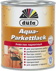 Dufa Aqua-Parkettlack / Дюфа Аква-Паркетлак Лак паркетный на водной основе шелковисто-матовый 2л