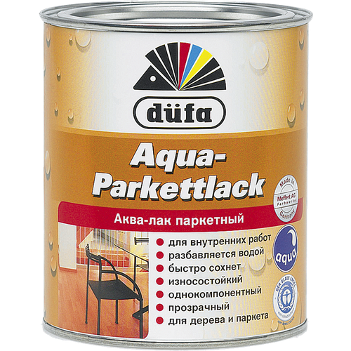 Dufa Aqua-Parkettlack / Дюфа Аква-Паркетлак Лак паркетный на водной основе шелковисто-матовый 2л