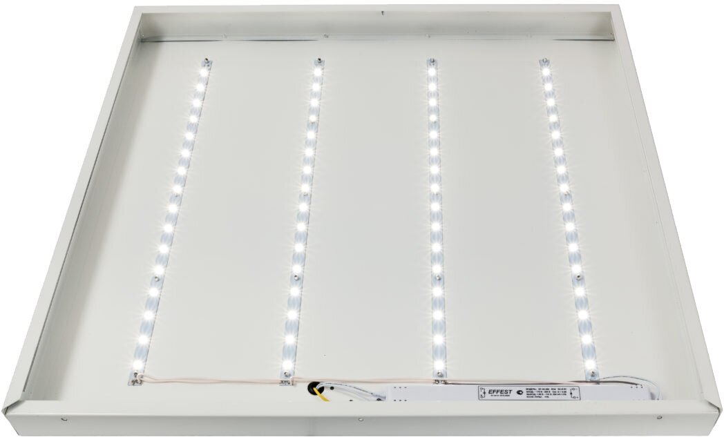 V1-A0-00070-01000-2003640 Светильник LED офисный встр/накл 595х595х50мм 36W 4100К 4200lm (без рассеивателя) Varton - фото №4