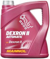 Масло трансмиссионное Mannol DEXRON II Automatic, 4 л