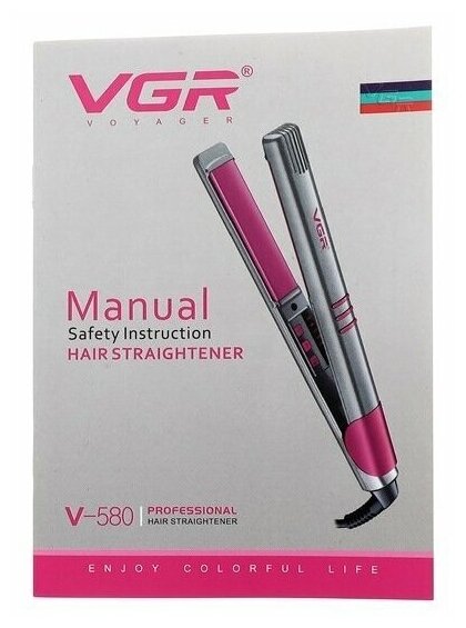 Выпрямитель для волос VGR V-580 - фотография № 2