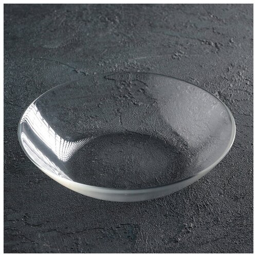 Тарелка глубокая стеклянная «Симпатия», 800 мл, d=20,8 см(6 шт.)