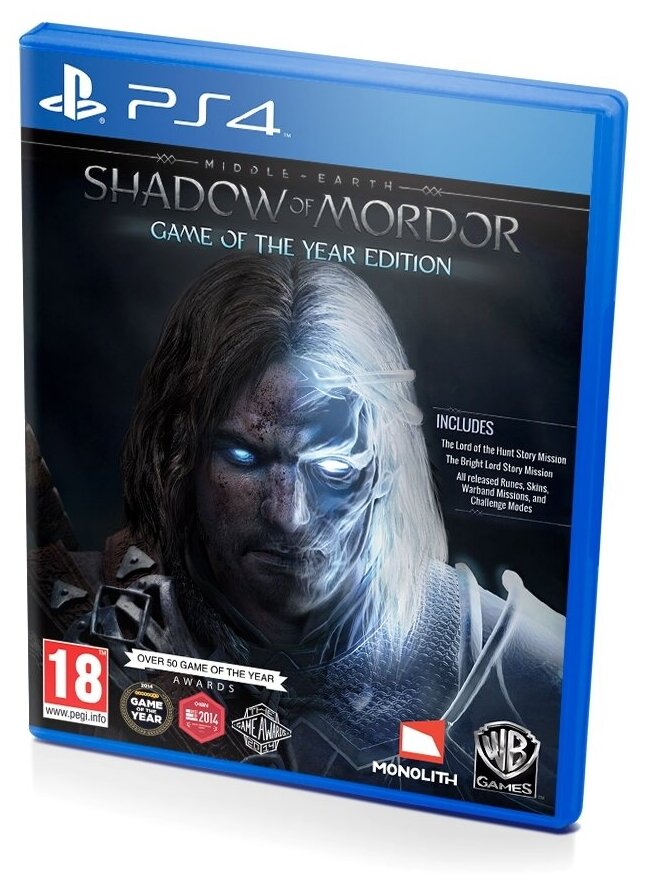 Средиземье: Тени Мордора. Game Of The Year Edition (PS4)