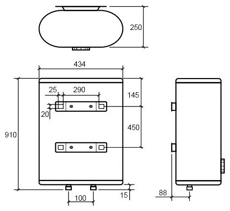 Водонагреватель THERMEX Dion 50 V - фотография № 5