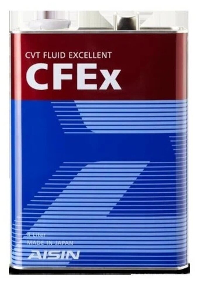 CVTF7004 AISIN Масло трансмиссионное полусинтетическое CVT Fluid Excellent CFEX 4л