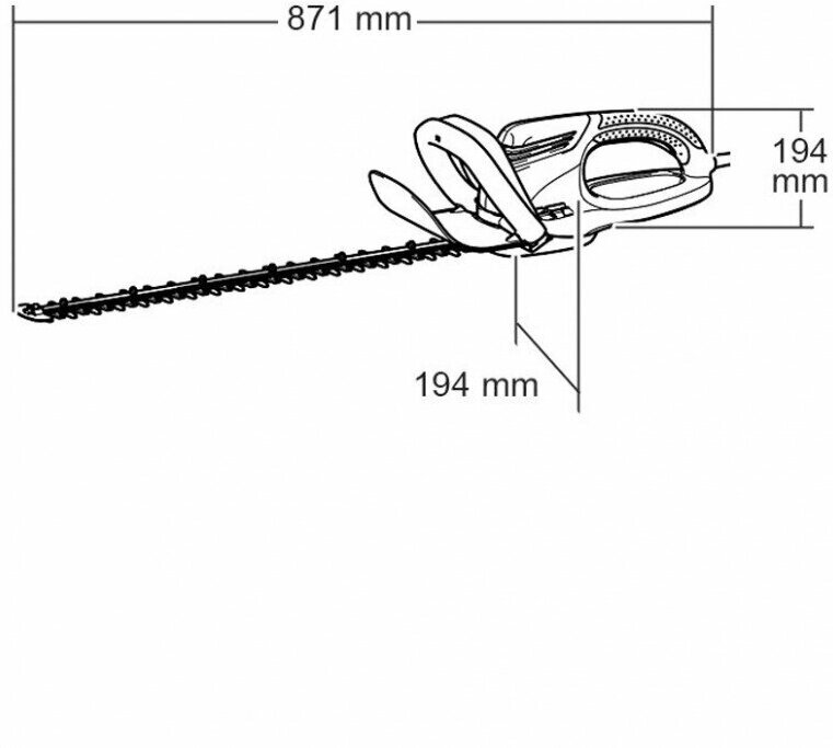 Кусторез электрический Makita UH4861 400 Вт