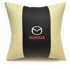 Подушка декоративная Auto Premium MAZDA, цвет: черный, бежевый - изображение