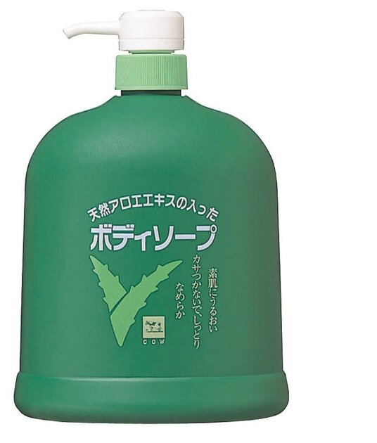 Жидкое мыло для тела Cow Brand Aloe Body Soap с экстрактом алоэ 1200 мл