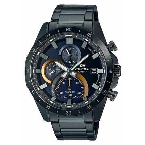 Наручные часы CASIO Edifice, черный наручные часы casio мужские edifice efr 556db 2avuef кварцевые хронограф секундомер водонепроницаемые подсветка стрелок серебряный