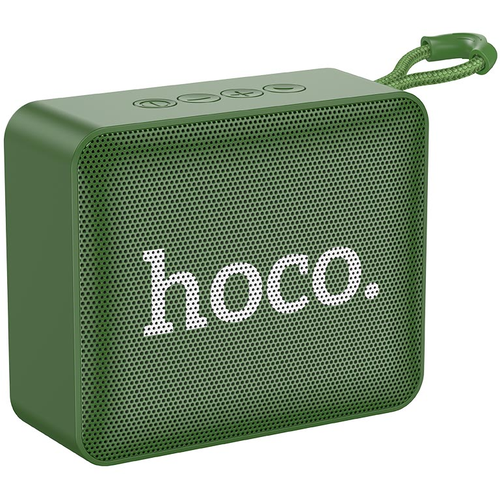 Беспроводная колонка Hoco BS51 Gold Brick Green