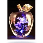 Алмазный художник, алмазная мозаика со стразами хрустальное яблоко 30x40 см - изображение
